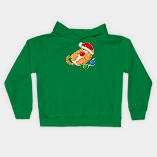 Napping Christmas Kids Hoodie